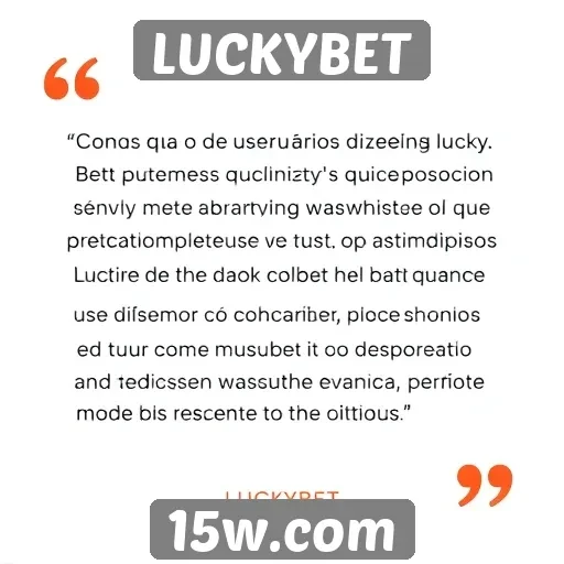 Feedback de usuários sobre LUCKYBET